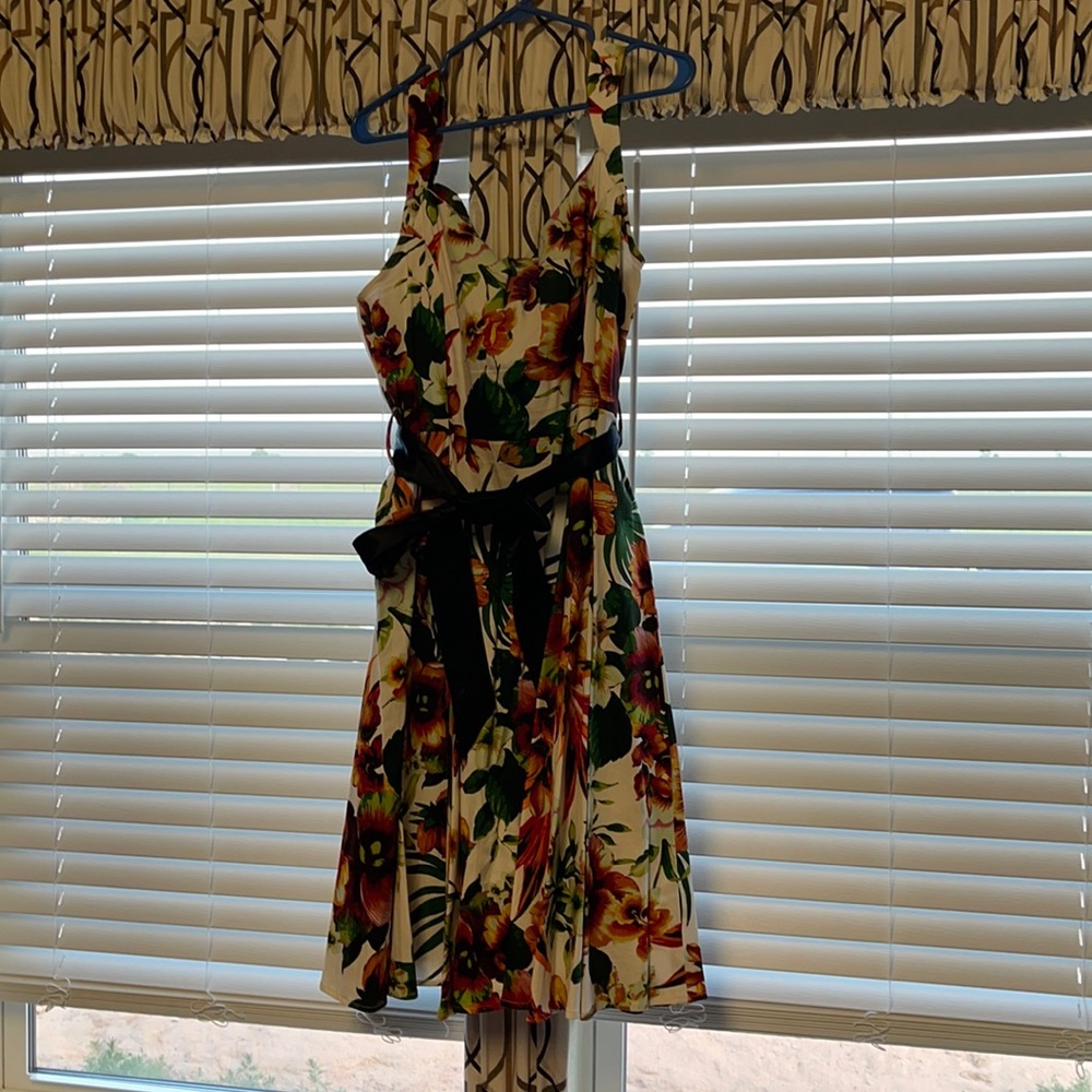 Flower Print Dress